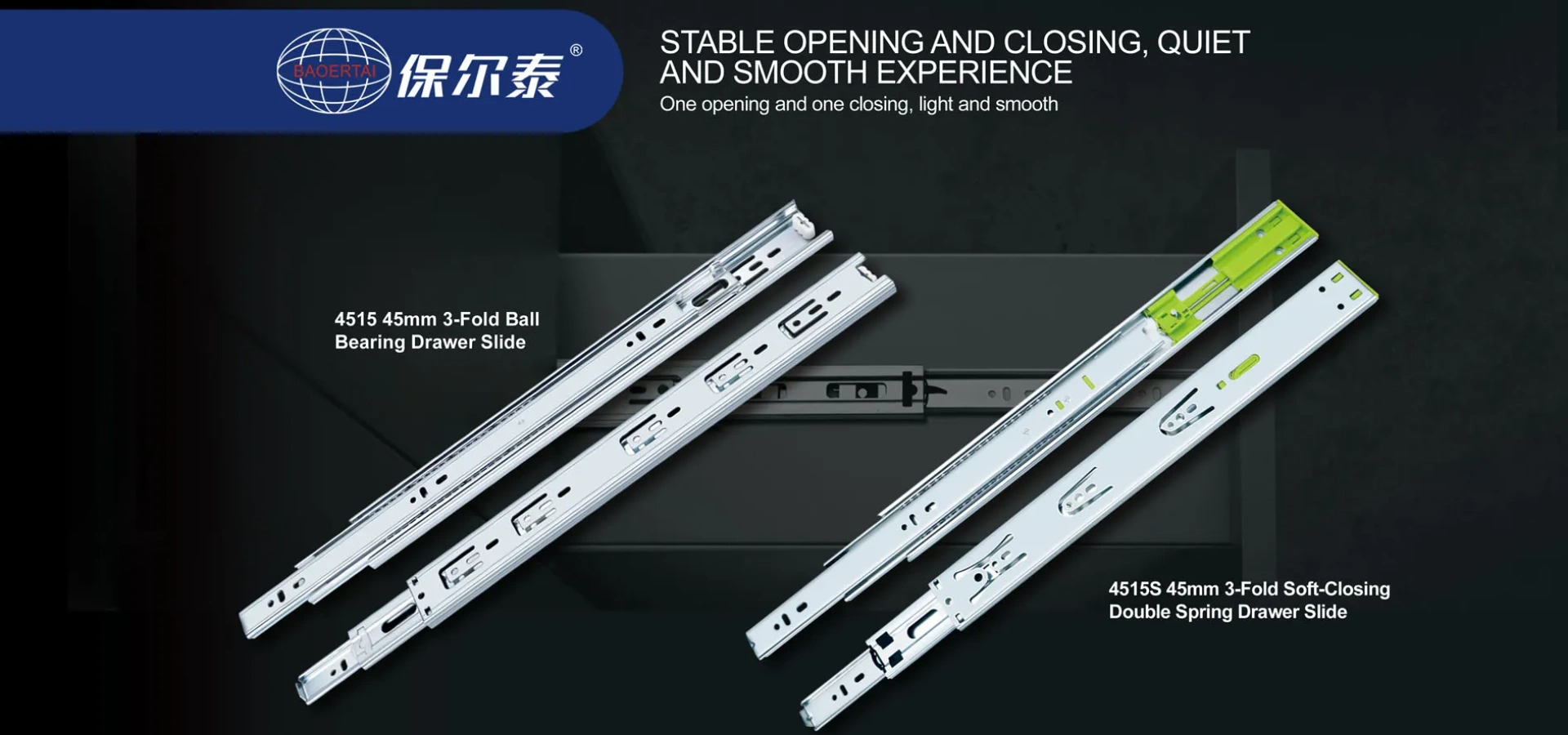 Chinese Drawer Slide Suppliers-baoertai
