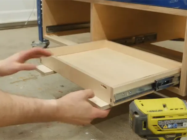 How to Install Drawer Slides- Checking and adjusting(6)