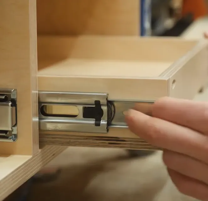 How to Keep a Drawer from Sliding Open (2)