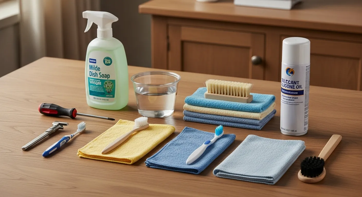 Clean Cabinet Hinges Tools