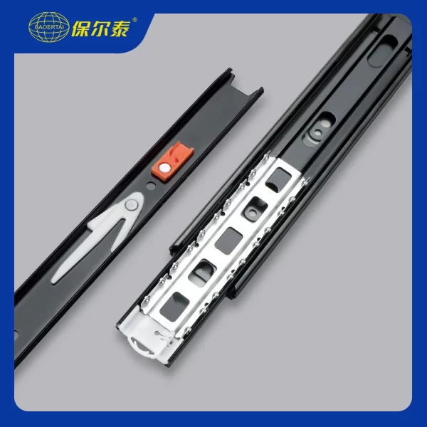 45mm Push to Open Soft Close Guías de cajón mayorista